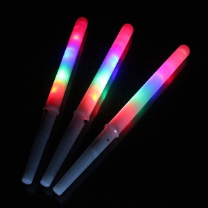 Led Regenboog Fluorescerend Spiraal Suikerspin Licht Stok Candy Kegels Kleurrijke Gloeiende Marshmallow Led Stick - Product Image 1