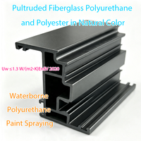 Fenêtre coulissante en polyuréthane (PU) pour villa résidentielle, en fibre de verre, avec fonction de rupture de pont thermique, fabriquée en usine