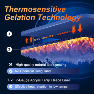 XINGYU Guantes Cálidos a Prueba de Frío y Baja Temperatura Guantes Cálidos con Logotipo para Almacén, Guantes Cálidos de Trabajo de Látex para Invierno - Product Image 6