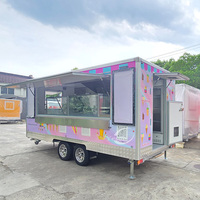 Cuisine mobile entièrement équipée, camion de restauration, restaurant, glace, barbecue turc, café, remorque de concession