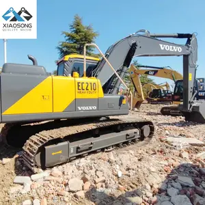 Secondhand Digger Volvo Crawler Excavator EC210 , Volvo EC210DL EC210D EC210B EC210BLC Crawler Excavator