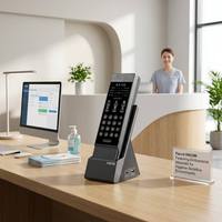 Teléfono IP para Hotel H603W Wi-Fi 6, Antibacteriano, 802.11k/v/r, Roaming Rápido, SIP, Base de Carga Rápida de 20W, Teléfono VoIP