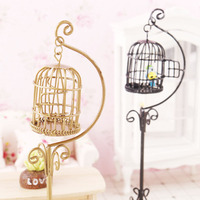Jouet alimentaire miniature cage à oiseaux Mini modèle 1:12, scène vivante de maison de poupée, maison de poupée jouant maison bricolage