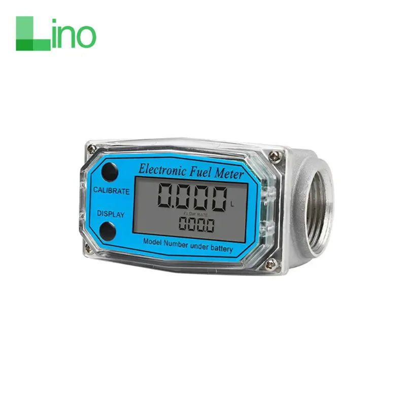 LN WL electronic digital turbine flowmeter diesel fuel oil flow meter