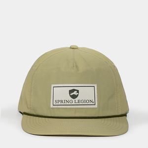 Casquettes Snapback en nylon tissé à 5 panneaux personnalisées OEM avec cordon, chapeaux non structurés tendance - Product Image 2