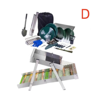 Caja de Recuperación de Oro Portátil para Aplicaciones en Seco y Húmedo, Lista para Acampar, Fabricada con Materiales de Primera Calidad