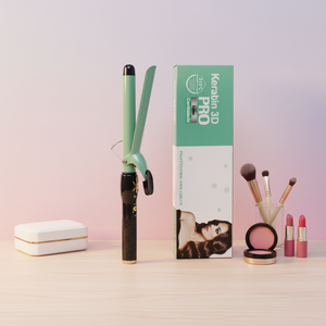 เครื่องม้วนผมไฟฟ้าอัลลอยด์ขนาด 25 มม. พร้อมจอแสดงผล LCD สำหรับจัดแต่งทรงผมและทำผมเป็นลอน/<span class=keywords><strong>ม้วน</strong></span> - Product Image 2