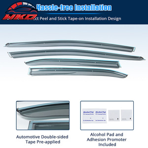 Pare-soleil et déflecteur de vent latéral en acrylique pour Toyota Camry 18-24 - Product Image 5