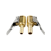 Connecteur de mandrin d'air de valve de pneu en laiton mandrins d'air de pneu avec clip