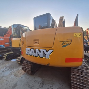 จีนขายรถขุดขนาดเล็ก SANY SY75C น้ำหนัก 7.5 ตัน รถขุดตีนตะขาบขนาดเล็ก ชั่วโมงการทำงานต่ำ - Product Image 3
