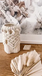 2025 Customized Wholesale <strong>Macrame</strong> <strong>Lantern</strong> Vase Decoration Boho Decoration <strong>Macrame</strong> <strong>Lantern</strong> - Product Image 4