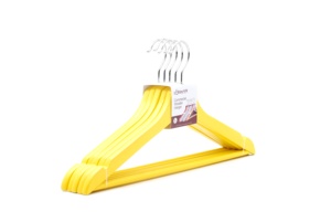 Commercio All'ingrosso O Vendita Al Dettaglio Lipu Appendiabiti in Legno di Promozione Giallo Grucce Colorate Fmcg Prodotto per Appendere Panno - Product Image 2