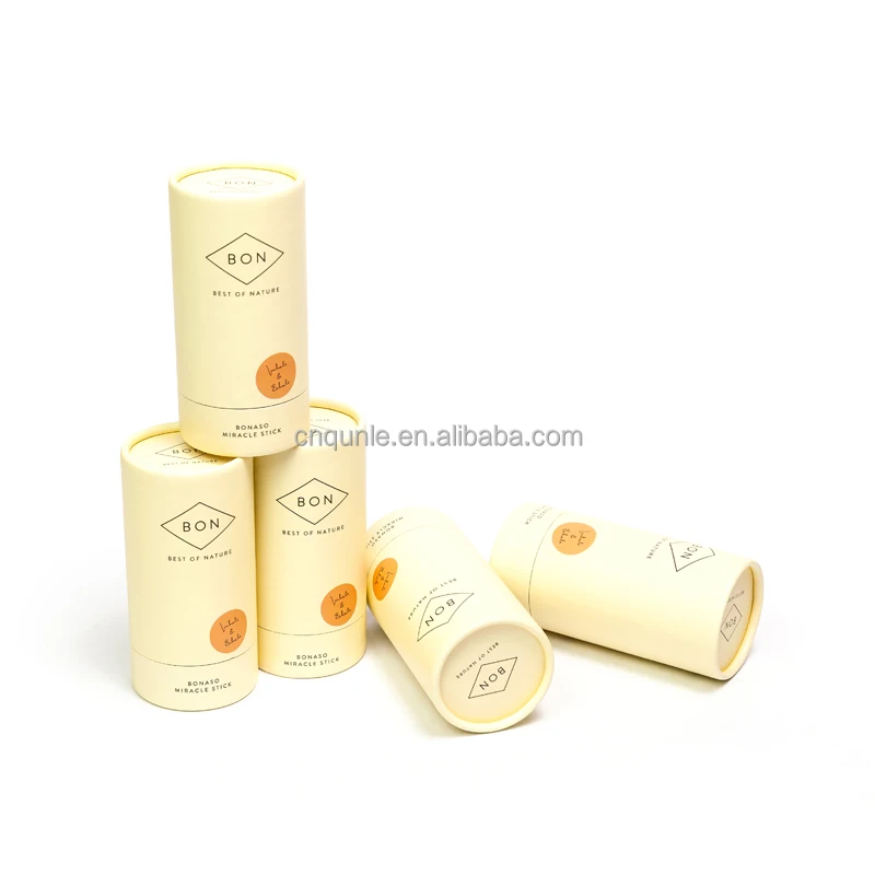 custom logo cardboard cosmetic packaging paper tube kraft paper tube cosmetic