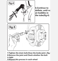 Extracteur de liquide de frein pneumatique, outil de purge de frein pour voiture et embrayage
