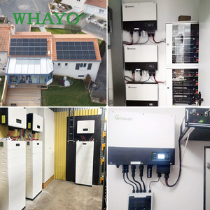 ระบบโซลาร์เซลล์ไฮบริดแบบออฟกริด 3KW 5KW 6KW ชุดสมบูรณ์พร้อมแบตเตอรี่สำหรับใช้ในบ้าน WH-3-6KW-HY ระบบโซลาร์เซลล์อัจฉริยะ - Product Image 6