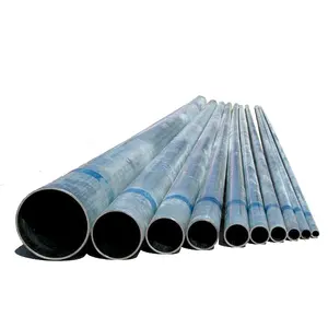 ASTM A36 Q235 tubo di acciaio zincato tondo prezzo senza saldatura tubo di fuoco fornitore di acciaio 2 pollici programma 20 tubi