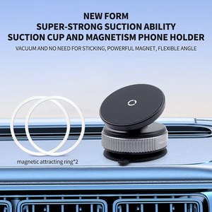 Soporte magnético para teléfono de coche, soporte plegable universal con ventosa para salpicadero, color negro K09 - Product Image 5