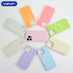 Силиконовый чехол для телефона VAWI S011 с магнитной Опт для iPhone 12 13 14 15 16 17 Pro Max для Samsung для Android серии - Product Image 6