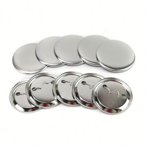 Blank Making Supplies Round Material Parts Button <b>Pin</b> <b>Badge</b> Kit, Including Metal Shells Back - Product Image 1
