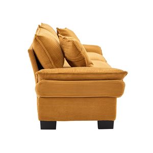 DB confortable rembourré velours côtelé causeuse canapé oreillers siège profond canapé-lit pour chambre salon élégant ensemble de meubles - Product Image 4