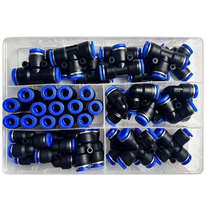 <span class=keywords><strong>41</strong></span> pezzi Kit connettori pneumatici in scatola 8mm 6mm diametro esterno del tubo tubo PU-8 aria/PE-8/PZA-8/PY-8/PV-8 - Product Image 6