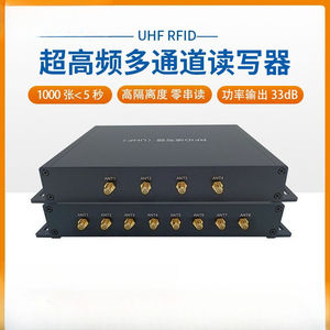 Lecteur RFID multi-canaux, lecteur de cartes de type split, lecteur d'étiquettes électroniques passives, lecteur de cartes de contrôle d'accès, port série longue distance - Product Image 1