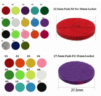 Diffuseur de voiture 30mm 35mm en acier inoxydable, clip de ventilation pour parfum et arôme, avec 10 tampons offerts