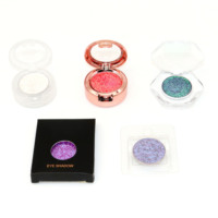 Großhandel individueller Chamäleon-Glitzer-Oyenschatten nachhaltige wasserfeste Duochrome Eigenmarke schiller-Pulver-Makeup für Augen