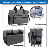 Sac de transport pour Machines à coudre, mallette de transport, fourre-tout universel avec plusieurs pochettes de rangement, pour la plupart des Machines Standard, 1 unité