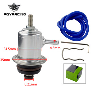 Régulateur de pression de carburant réglable Poyracing 24,5 mm 35 mm pour moteur Volkswagen Golf Jetta Passat VAG - Product Image 1