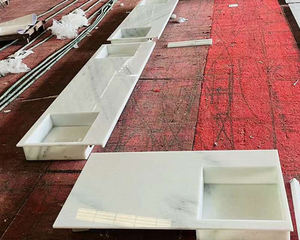 Blanco China Fábrica Mármol <span class=keywords><strong>Carrera</strong></span> Mármol Azulejos Barato Mármol Paso 1200*600 Piedra cortada para revestimiento de paredes interiores y exteriores - Product Image 3