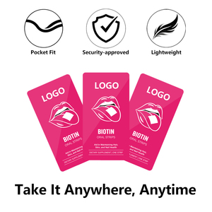 OEM / ODM Biotin bằng miệng màng mỏng bổ sung biểu tượng tùy chỉnh vitamin H vẻ đẹp bằng miệng dải cho tóc/da/móng tay hỗ trợ sức khỏe - Product Image 5