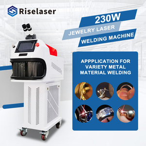 Riselaser 230W Jewelry Laser Welder Micro Ultra Precision For 18K <strong>Gold</strong> Bangle Pendant Making - Product Image 1