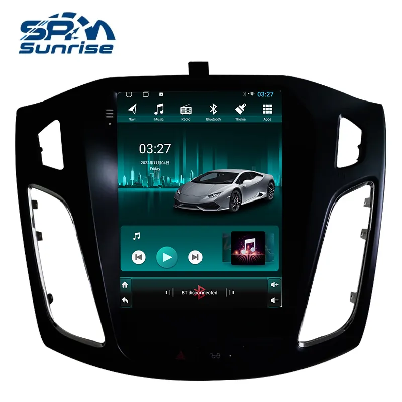 Ford Focus Mk3 2011-2017android Autoradio Multimediaspeler Luidsprekers Audiovoor 2din Navigatie Carplay Head Unit Stereo 9.7"