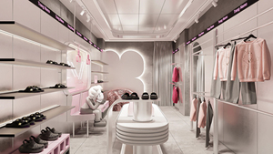Modern Shoe Shop Decoration Ideas Custom Shoe Display Ideas Fashion Shop Design For Shoe Store Fixture - Product Image 2