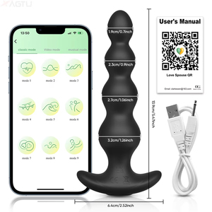 Vibrador Anal con Control Remoto para Hombres, Masajeador de Próstata, Tapón Anal, Bolas Anales, Juguetes Sexuales para Mujeres, Hombres y Gays, Juguete Masturbador - Product Image 3