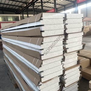 Chống cháy nhiệt bảo quản <span class=keywords><strong>Polystyrene</strong></span> tường ốp EPS bánh sandwich sips bọt sandich bảng điều chỉnh cho phòng sạch - Product Image 4