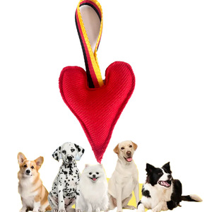 LOGO personnalisé en usine jouet de remorqueur de morsure de chien en forme de coeur fournisseurs interactifs de formation pour animaux de compagnie jouet de chien résistant aux morsures remorqueur de guerre - Product Image 5