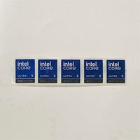 Autocollants pour ordinateur portable/PC/tablette/ordinateur de bureau Intel Core Ultra 7/5/9, logo Internet, autocollants unilatéraux, authentiques OEM, stock en stock, 6 mois, 100% authentiques