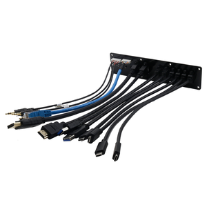 Tốt nhất thiết kế khung gầm USB Bảng điều chỉnh Cáp TB4 + USB 3.1 + USB3.0 + HDR Port + DP 1.4 + <span class=keywords><strong>Ethernet</strong></span> Port Chất lượng cao USB bảng điều khiển phía trước cáp - Product Image 6