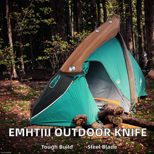 Navaja Plegable al por Mayor con Logotipo Personalizado, Multifuncional, para Supervivencia al Aire Libre, Camping, con Hoja de Acero Inoxidable G10 y Punta de Gota - Product Image 2