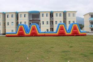 Juego de Pista de Obstáculos Inflable para Niños, Personalizable, para Exteriores, con Obstáculos para Saltar - Product Image 3