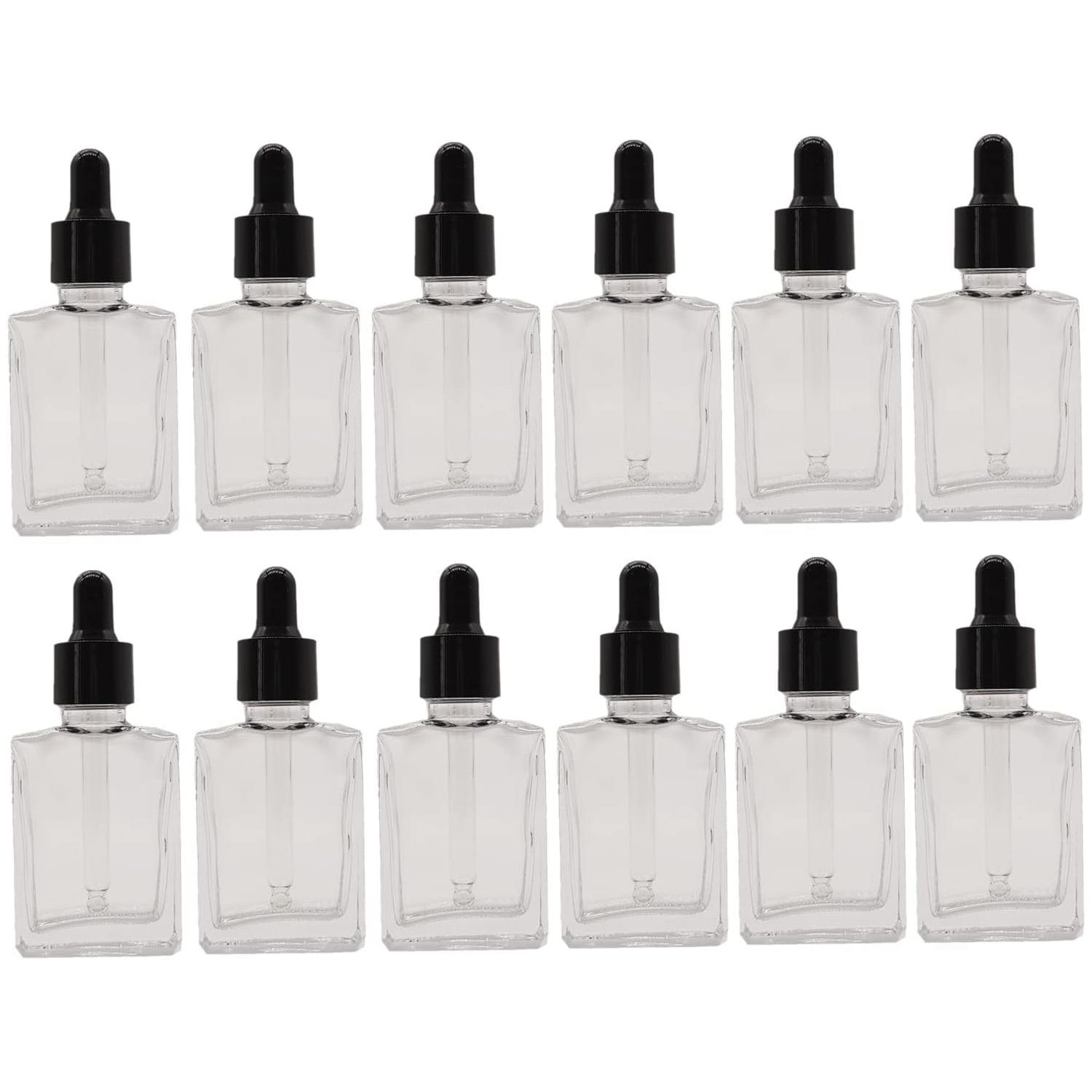 ขวดใส + หลอดหยดไม้ไผ่