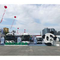 Nuevo Minibús Eléctrico Personalizado de 36 Asientos, Autonomía de 330 km, Transmisión Automática, Capacidad de 169.2 kWh, Autobús de Lujo