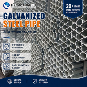 Z40 G/sqm SGC440 Chromated 168.3mm EN 10143 Threaded and Coupled Galvanized Steel Pipe for Ventilation - Product Image 1