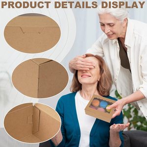 Caja de Embalaje Personalizada de Lujo para Galletas, Pasteles, Postres y Donuts - Product Image 4