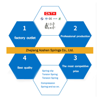 Fabricant de ressorts en acier sur mesure pour composants automobiles, équipements industriels et applications de vannes, commandes en gros