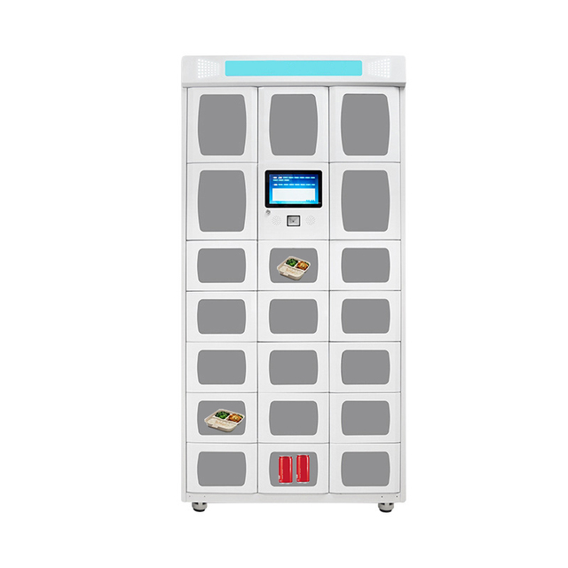 Smart Food Delivery Locker Takeaway Code Scanning Food Heating Storage Cabinet