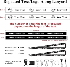 Customized LOGO Color Printed Mobile Phone <b>Lanyard</b> Wrist Rope Industrial Card Holder Promotional Gift - Product Image 4