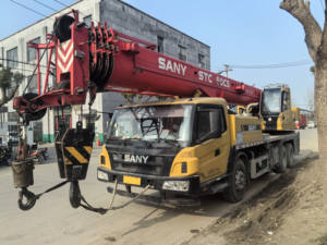 25 Tonnen gebrauchte Sany STC50 LKW-Kran in gutem Zustand günstigen Preis Lager zum Verkauf - Product Image 2